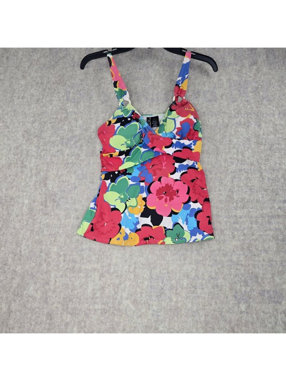 Anne Cole Collection Floral Tankini Top & Bottom Set Size 8 Swimwear